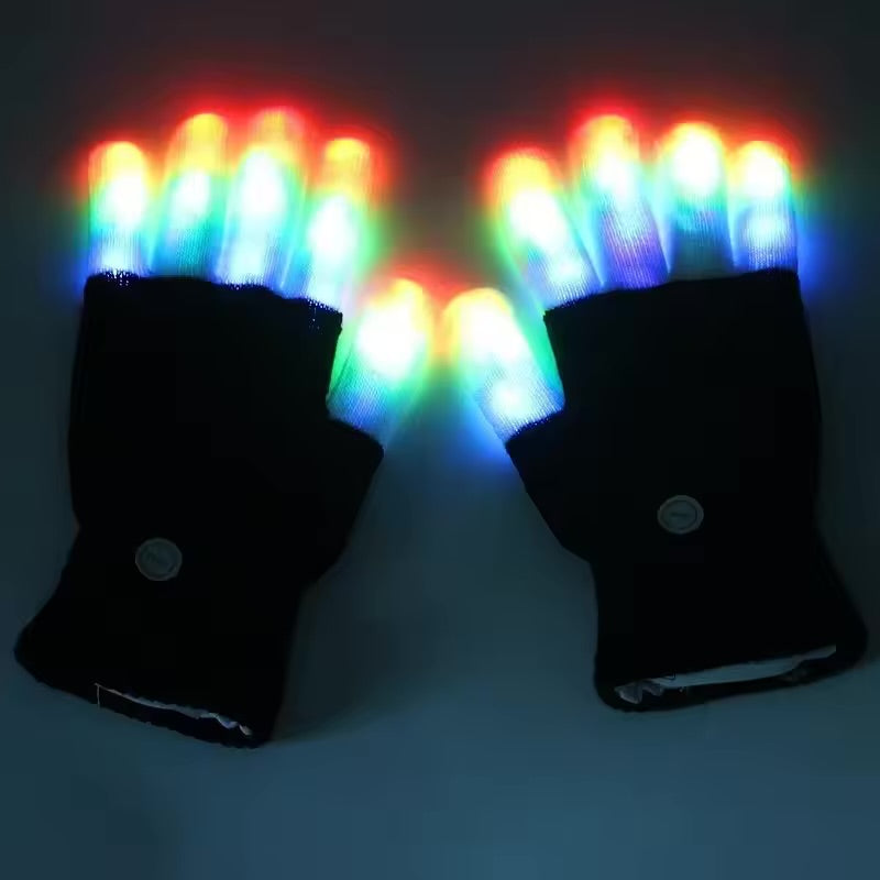 Light up gloves